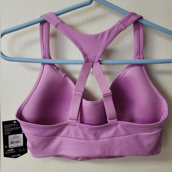 Avia Soft Purple/Pink Racerback Sports Bra - Picture 3 of 6